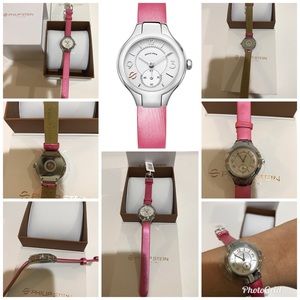 Philip Stein Metallic Women's Mini Round Classic AND4 additional PStein  bands